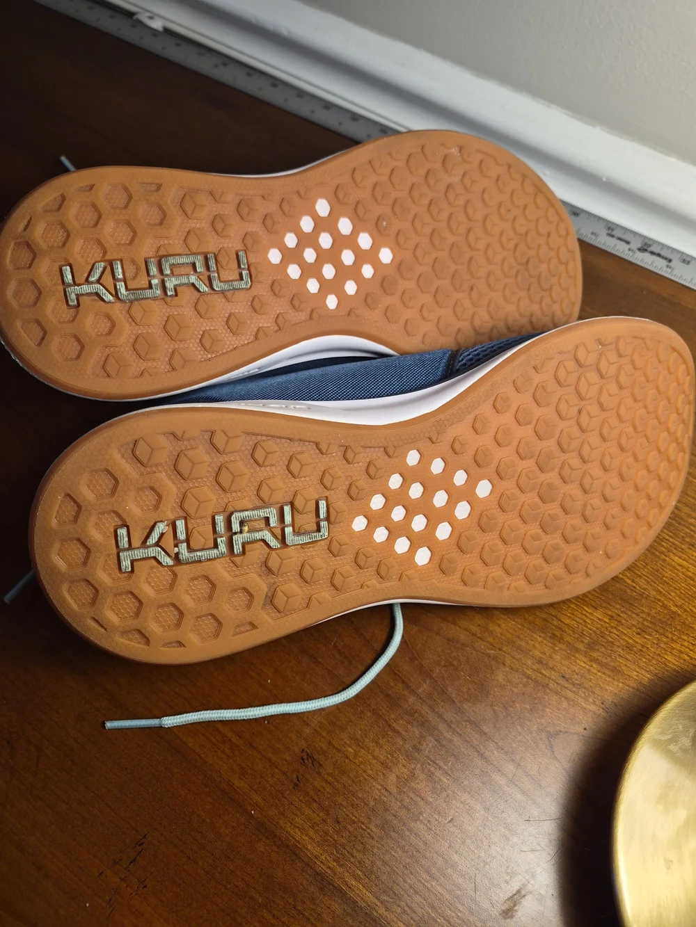 KURU Women's Navy and Mint Athletic Sneakers Size 10M